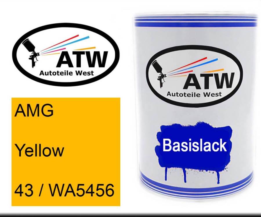 AMG, Yellow, 43 / WA5456: 500ml Lackdose, von ATW Autoteile West.